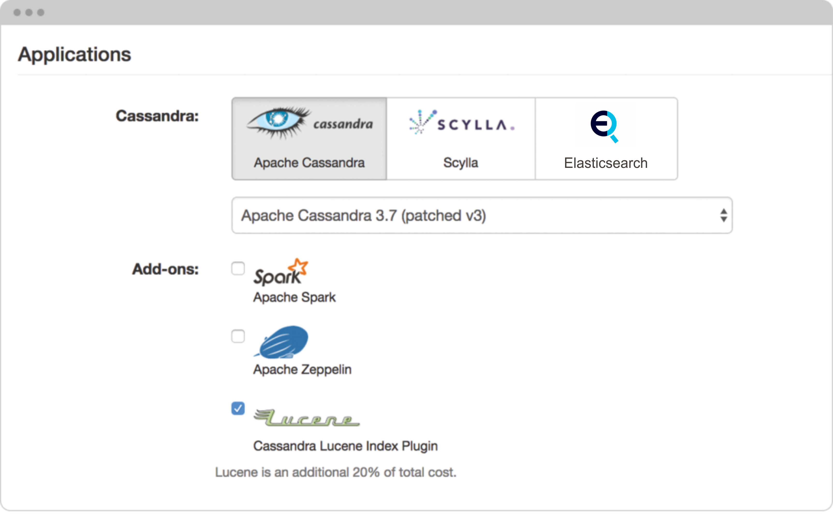 Cassandra Lucene Index plugin