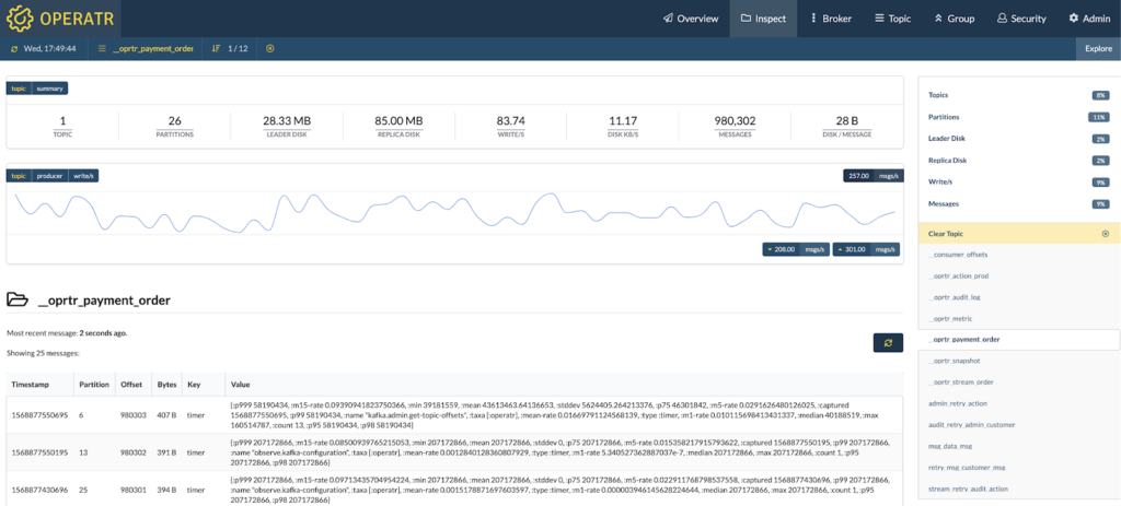 Operatr - Feature Walkthrough - Data Inspector Tool