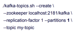 Kafka Topic with single partition