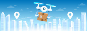 Drones Delivering From A to B (Source: Shutterstock)