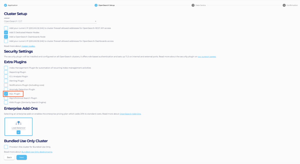 SQL Plugin - Instaclustr