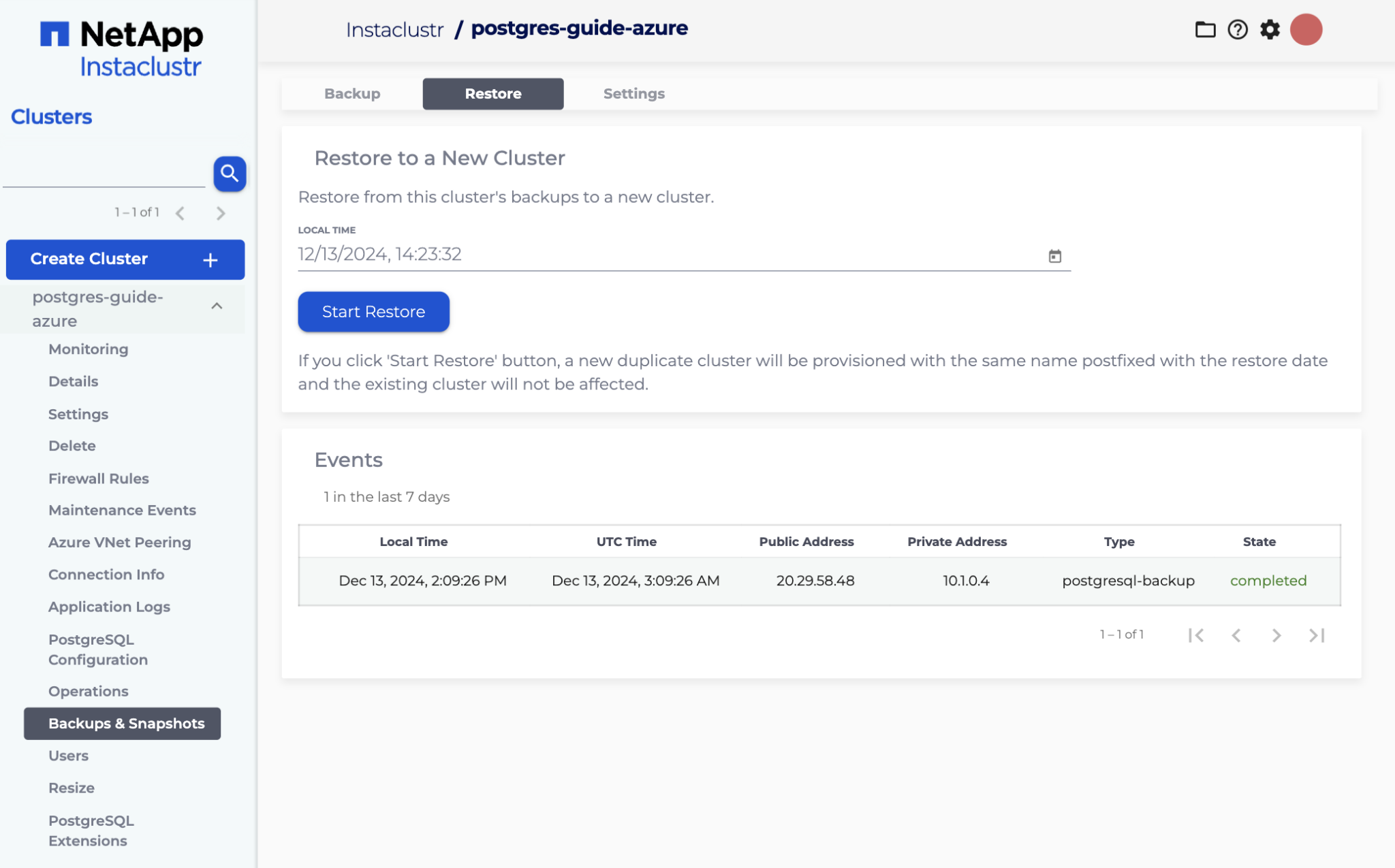 If you are using a cloud provider that does offer VPC options, then the VPC options section will not appear