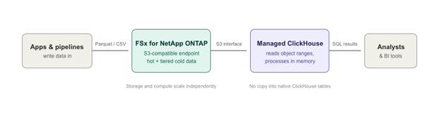 FSx ONTAP diagram