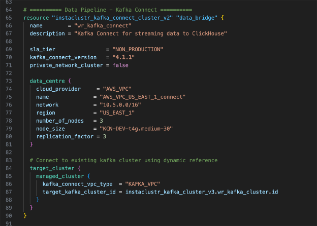How to build a streaming analytics pipeline with Terraform and Instaclustr—Part 2: Designing the complete data pipeline screenshot