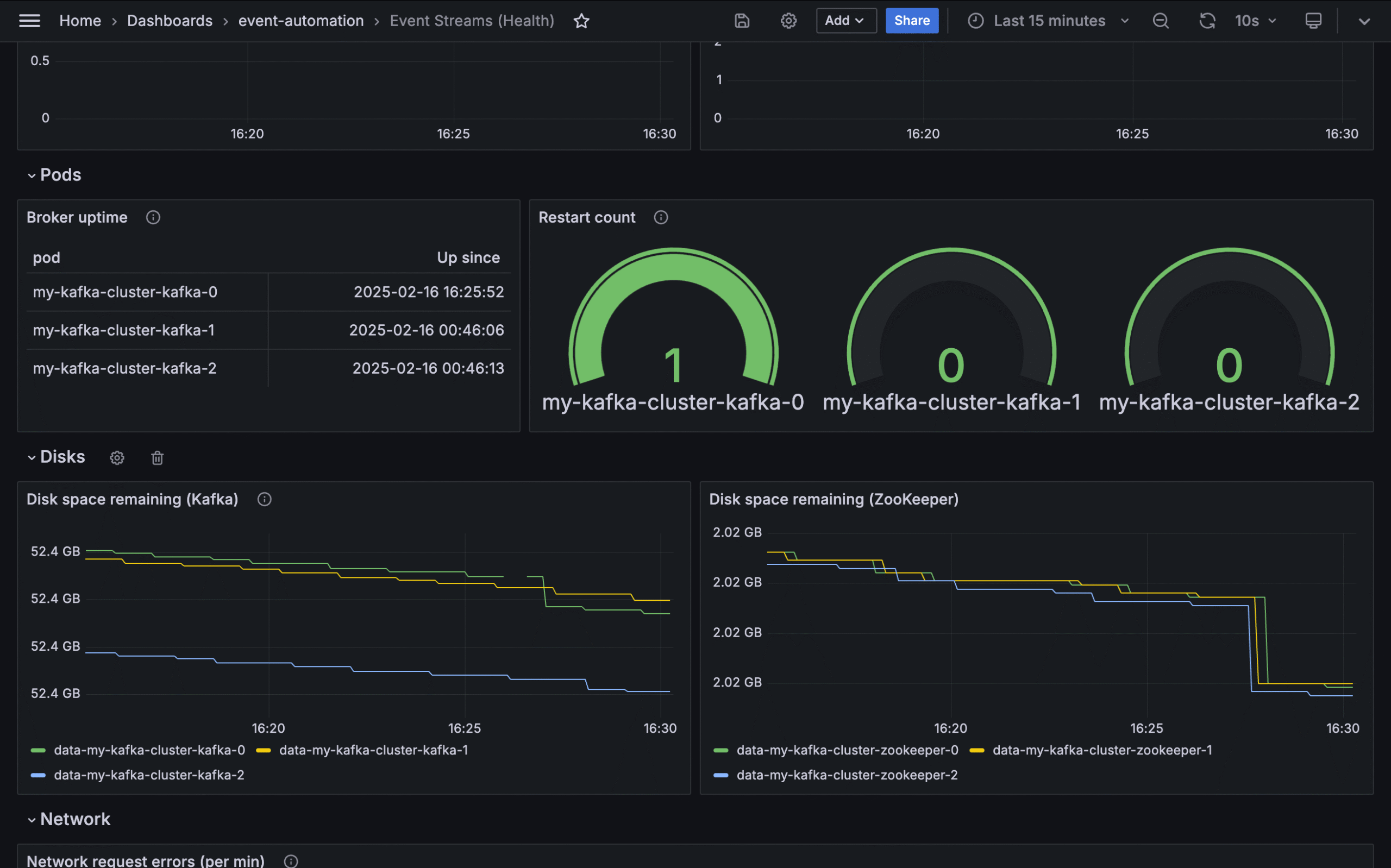 IBM Event Streams screenshot