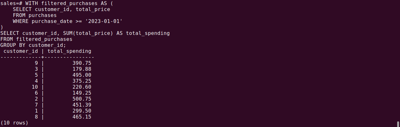 postgres tutorial screenshot