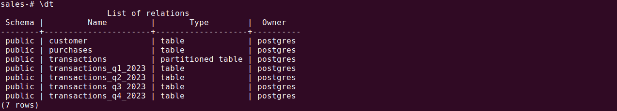 postgres tutorial screenshot