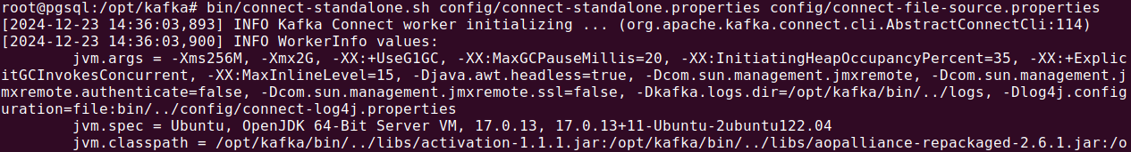 Kafka Connect screenshot