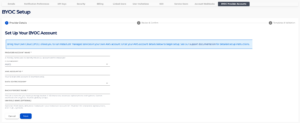 Provider details form - BYOC set up