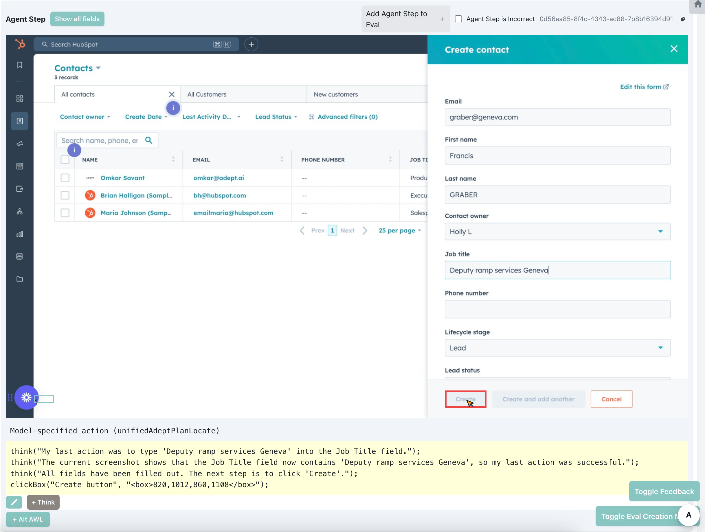 Adept screenshot