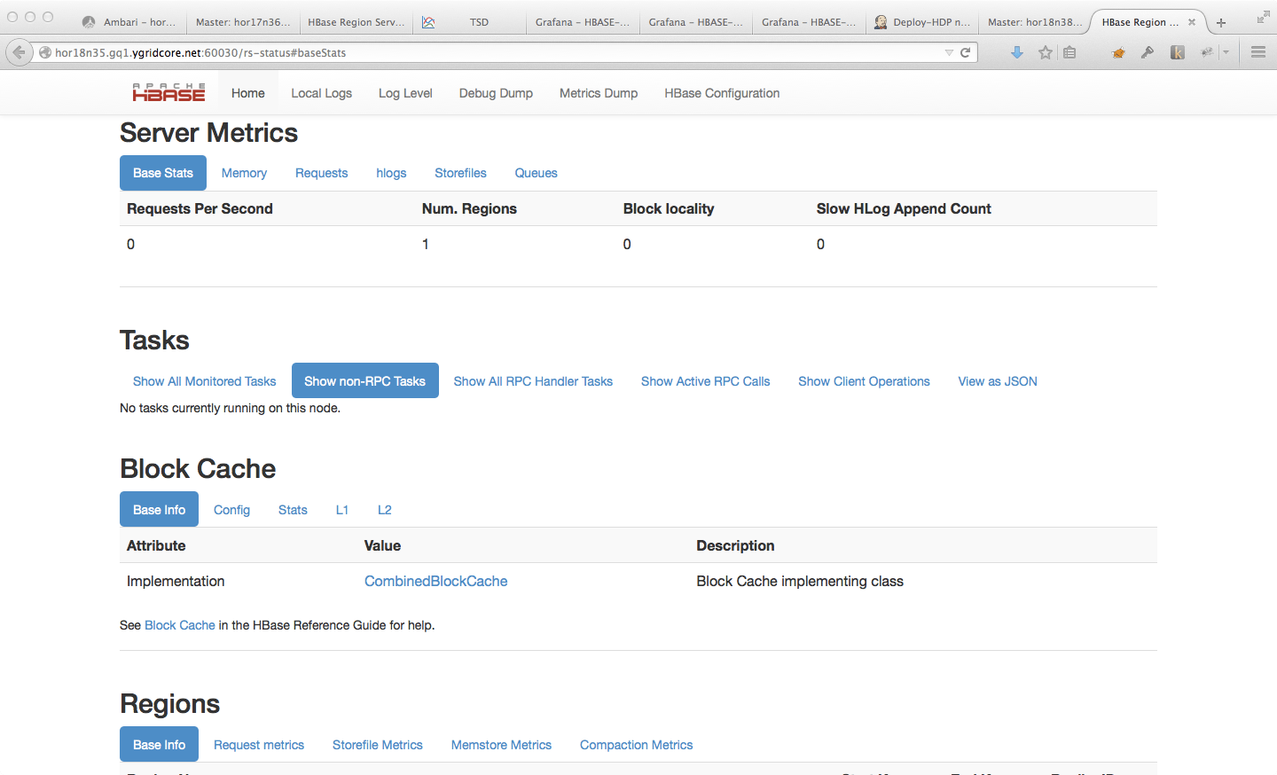 Apache HBase screenshot