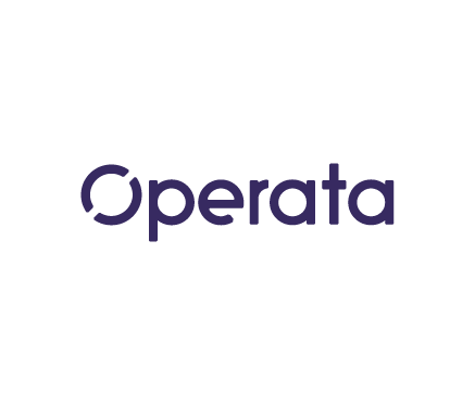 Operata logo and quote