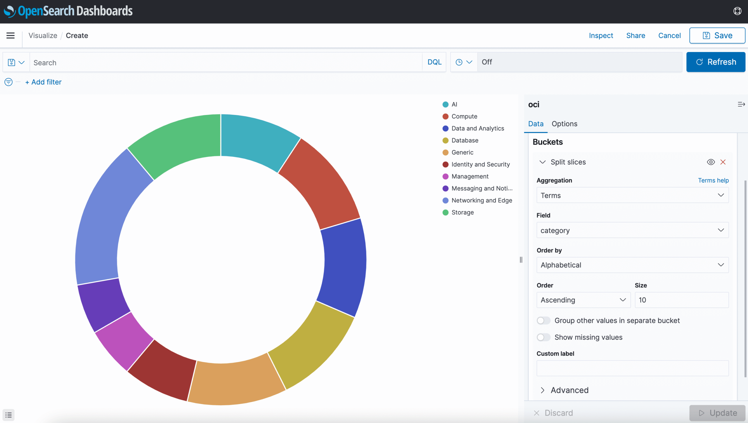 Oracle screenshot
