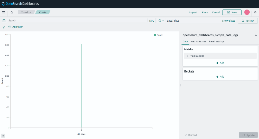 Opensearch walkthrough screenshot
