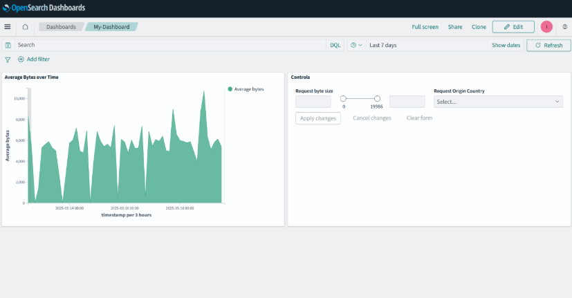 Opensearch walkthrough screenshot
