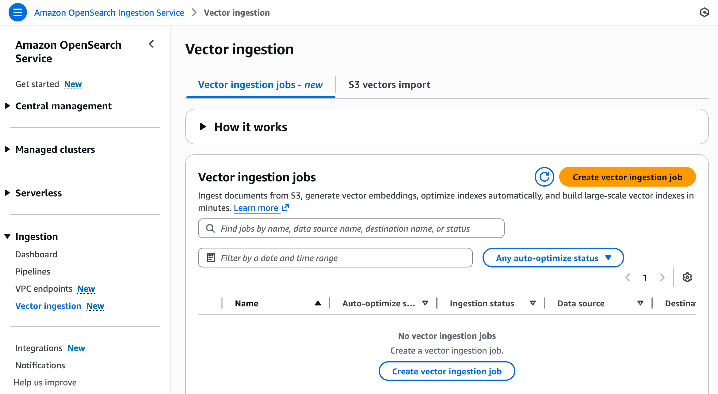 Opensearch screenshot