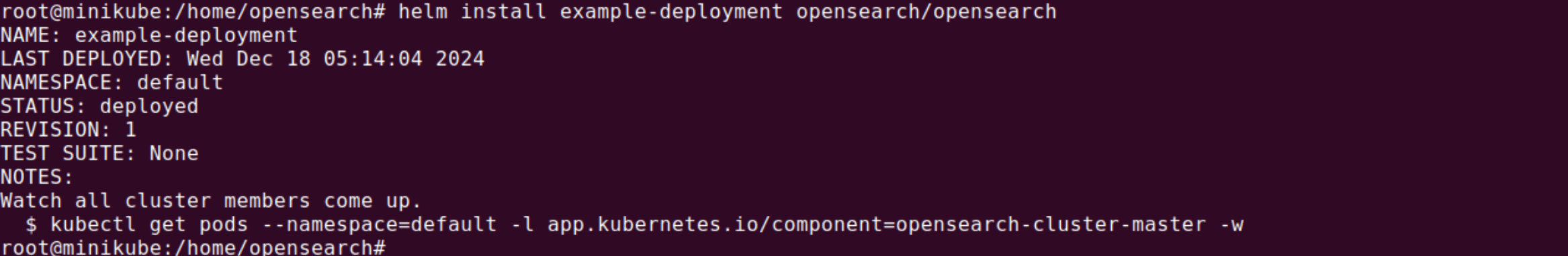 OpenSearch tutorial screenshot 4