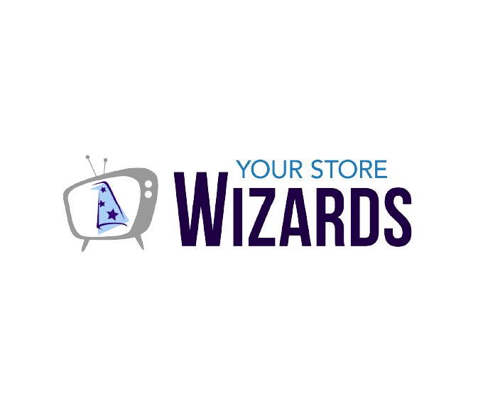 Your Store Wizards logo and quote